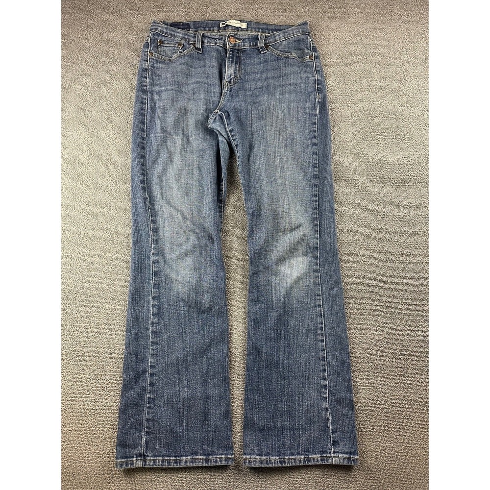 Levi's Curvy Bootcut Jeans Women 10 Blue 529 Denim Stretch Country Boho Western